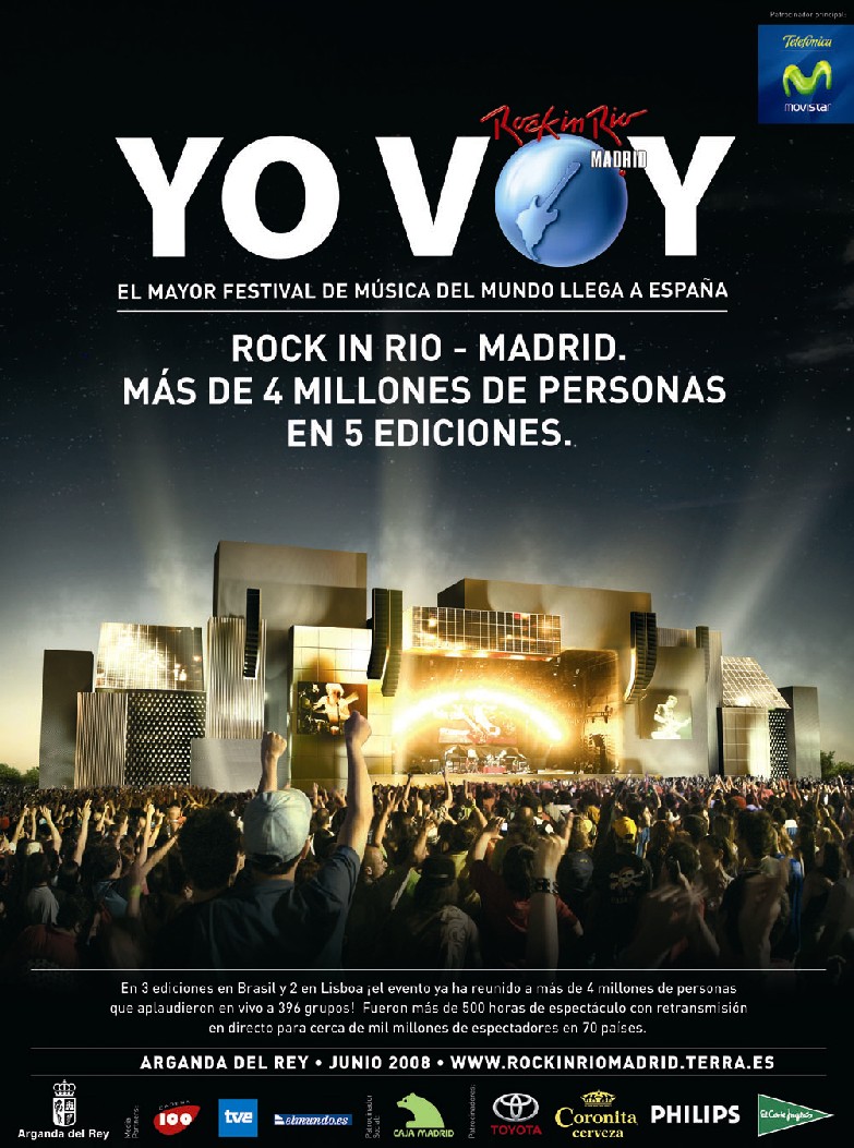 Rock in Rio Yo voy 2 Septiembre 2007