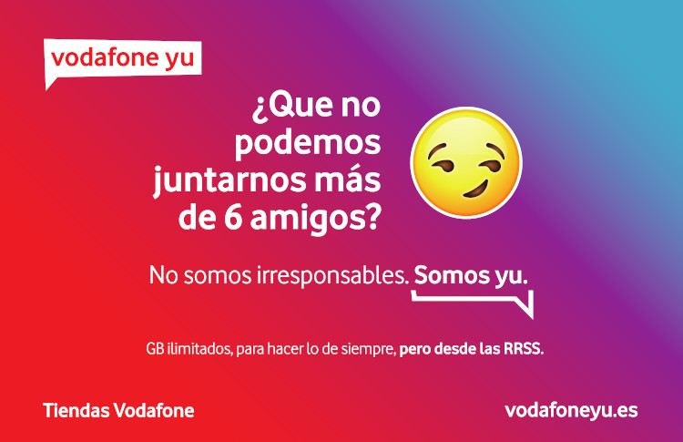 Vodafone Yu. No somos irresponsables, somos yu. Ext 4. Noviembre 2020