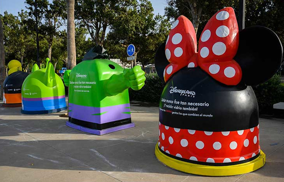 Ecovidrio y Disney- Contenedores Madrid