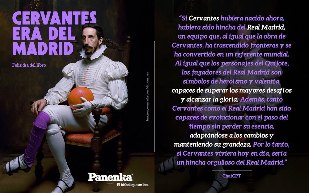 Panenka. Gr 1. Escritores y fútbol. Abril 2023