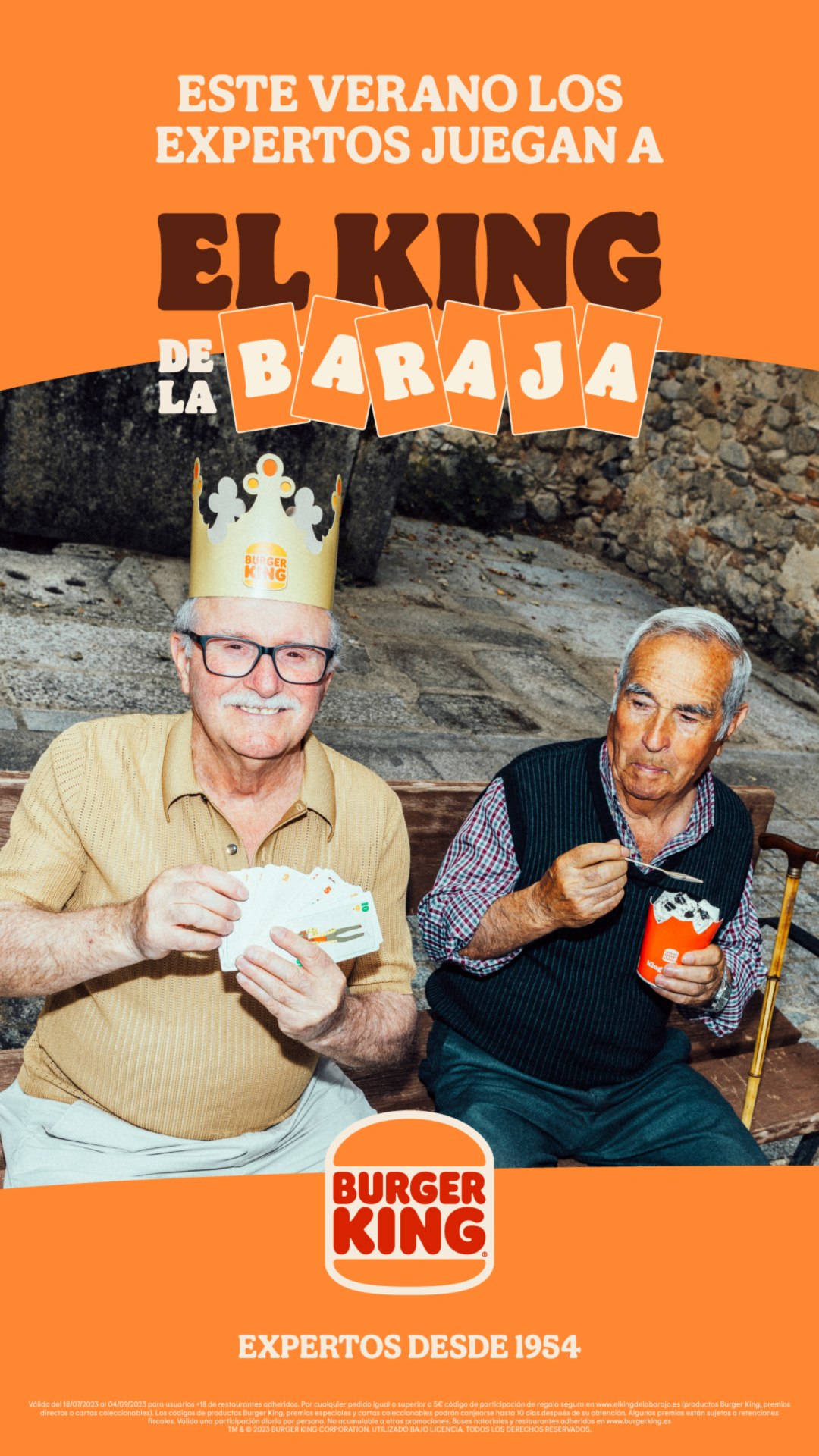 Burger King - El Rey de la Baraja - Julio 2023 (GRÁFICA 1)