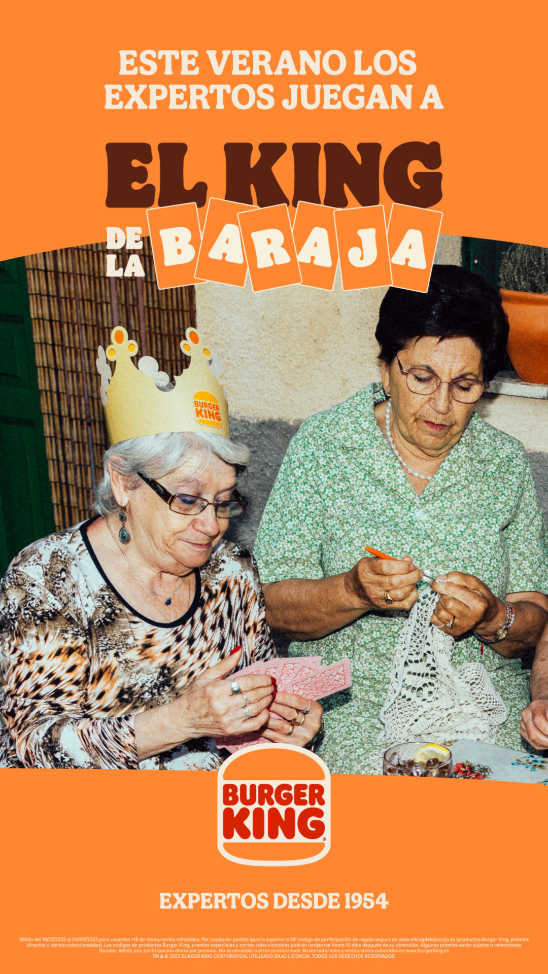 Burger King - El Rey de la Baraja - Julio 2023 (GRÁFICA 2)