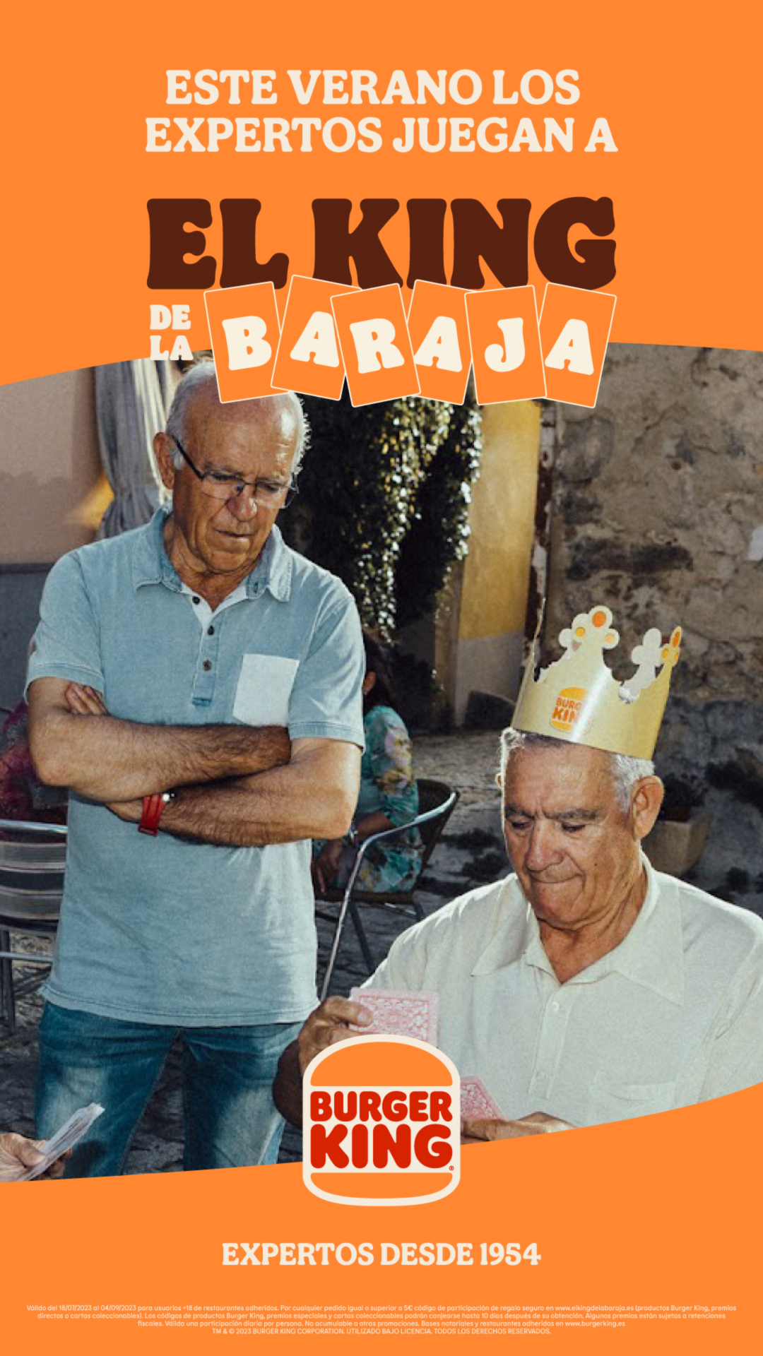 Burger King - El Rey de la Baraja - Julio 2023 (GRÁFICA 3)