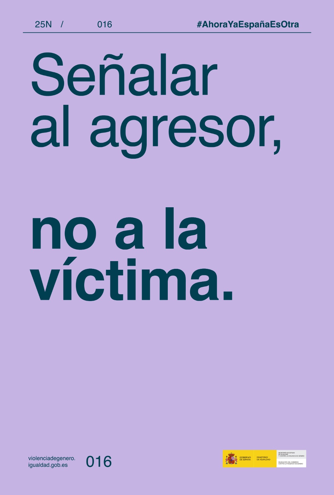 Ministerio de Igualdad 4_Ahora ya España es otra. Noviembre 2023