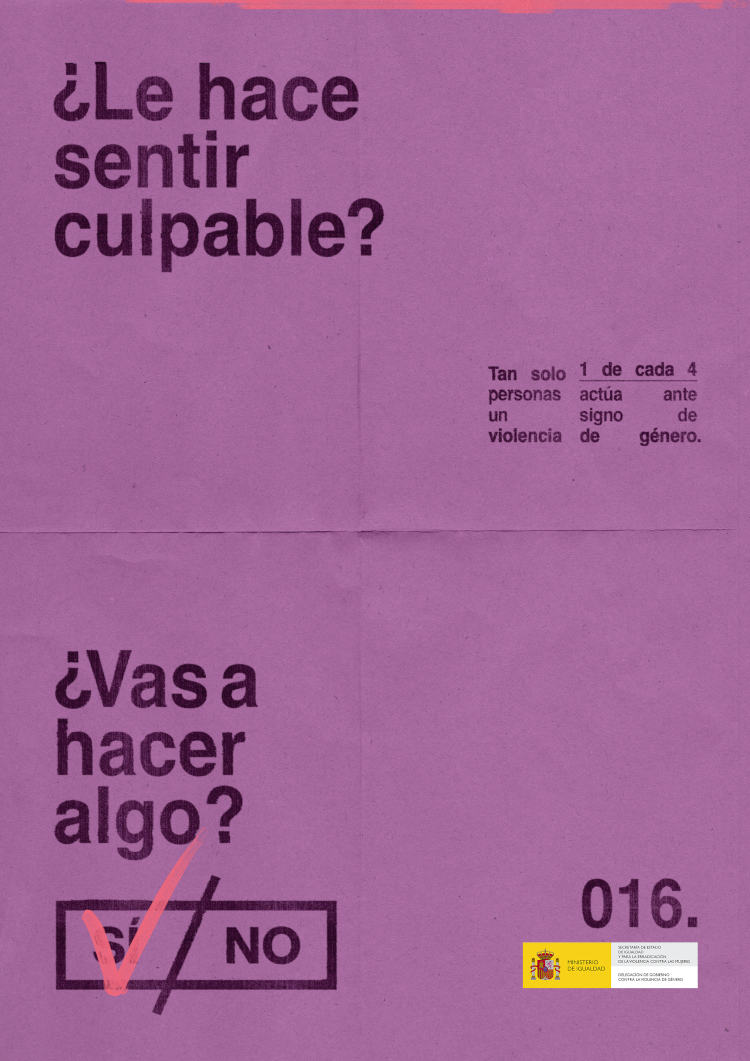 Ministerio de Igualdad. Vas a hacer algo. Gr 1. Junio 2024