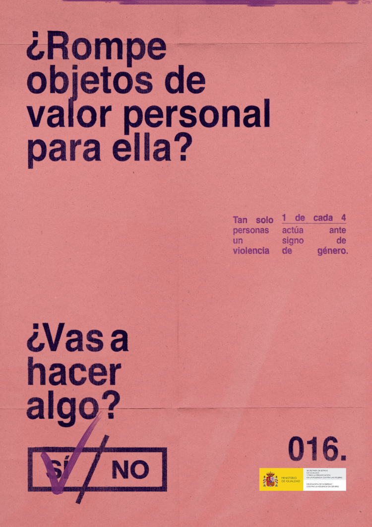 Ministerio de Igualdad. Vas a hacer algo. Gr 2. Junio 2024