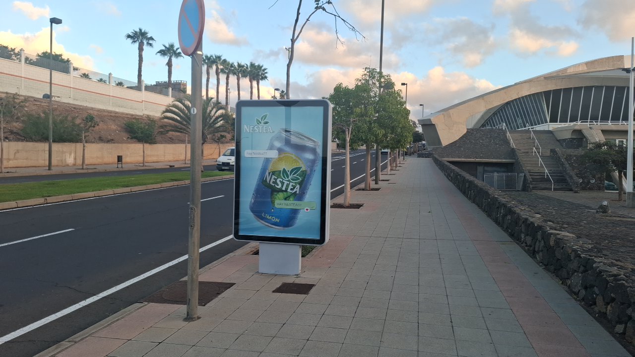 Nestea. Hay Nestea. Marquesina. Enero 2025
