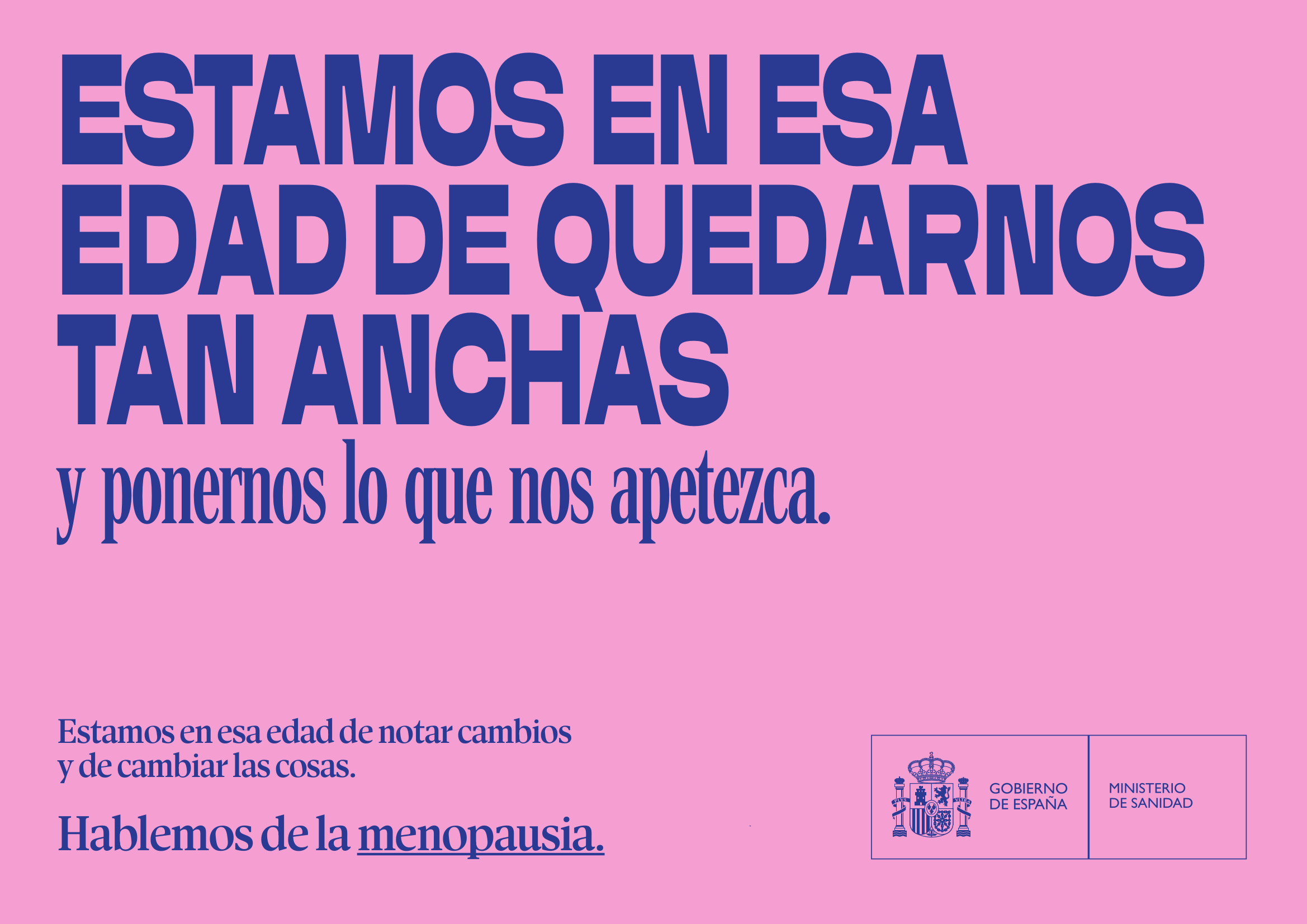 Ministerio de Sanidad_Estamos en esa edad. Gr 3. Hablemos de la menopausia. Febrero 2025