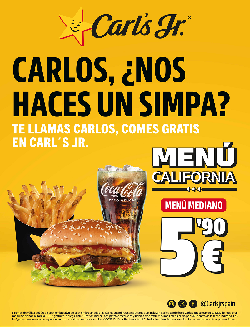 CARLS JUNIOR GRAFICA SEPTIEMBRE 2025