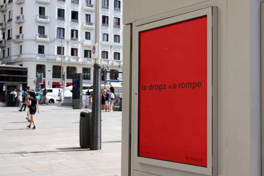 Ayuntamiento de Madrid. Madrid te quiere como eres, sin drogas. Ext 4. Noviembre 2025