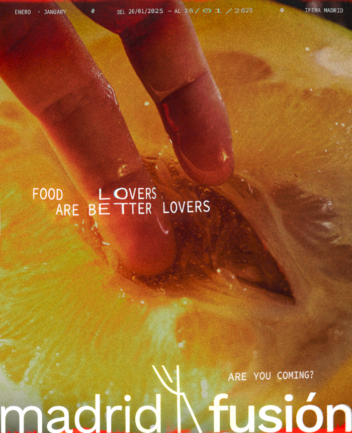 Madrid Fusión. Gr 4. Food lovers are better lovers. Enero 2026