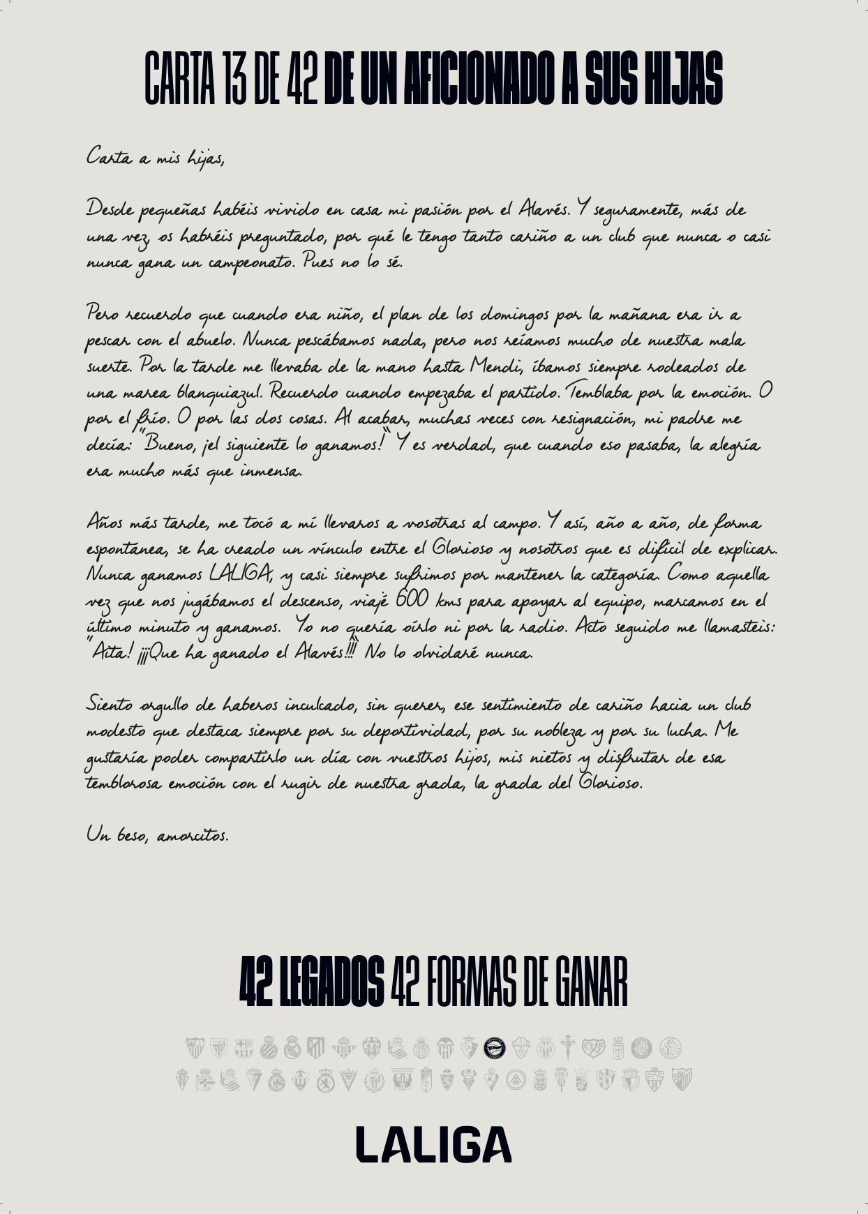 LaLiga. Gr 1. 42 Legados, 42 formas de ganar. Enero 2026