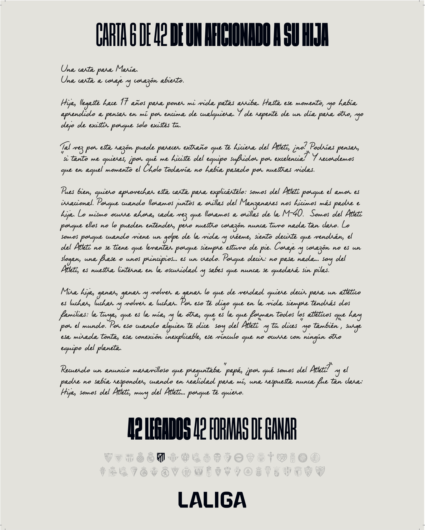 LaLiga. Gr 2. 42 Legados, 42 formas de ganar. Enero 2026