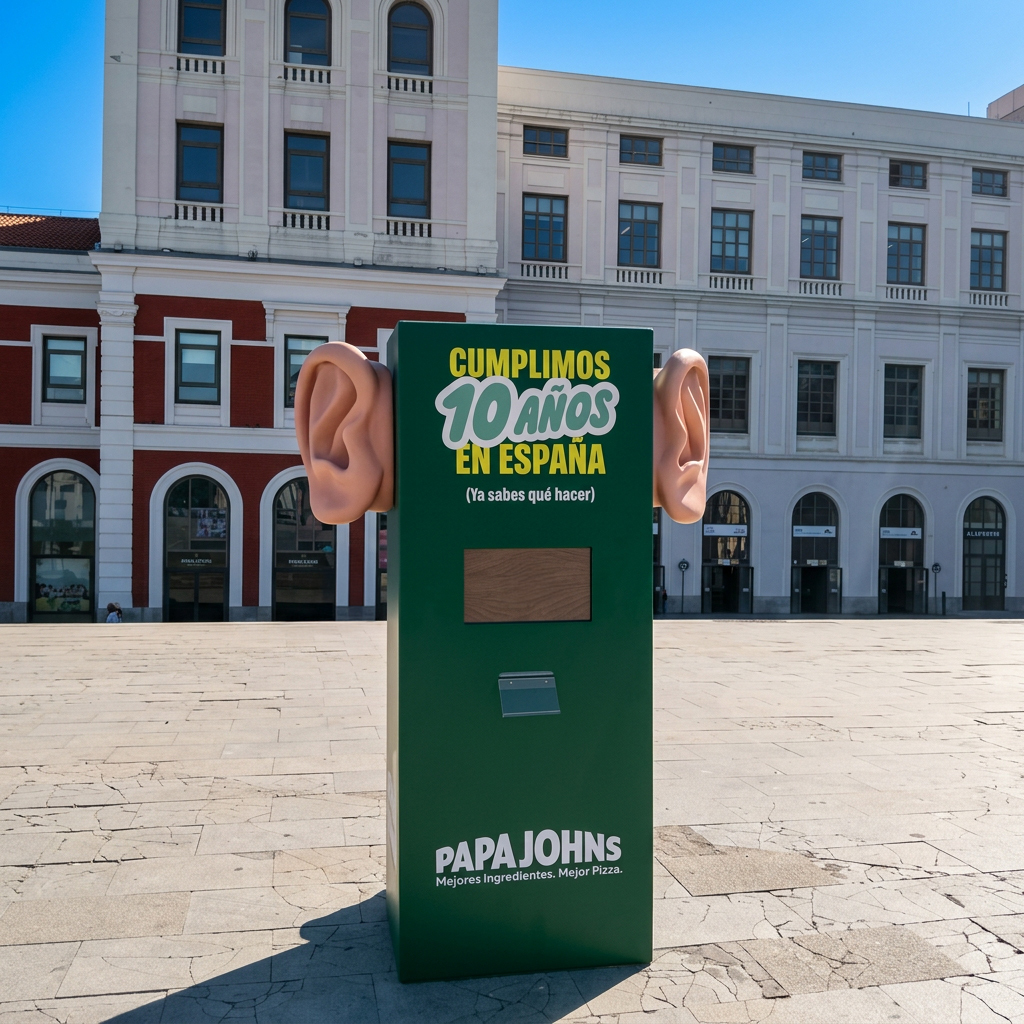 Papa Johns. La Orejona 1. Mayo 2026