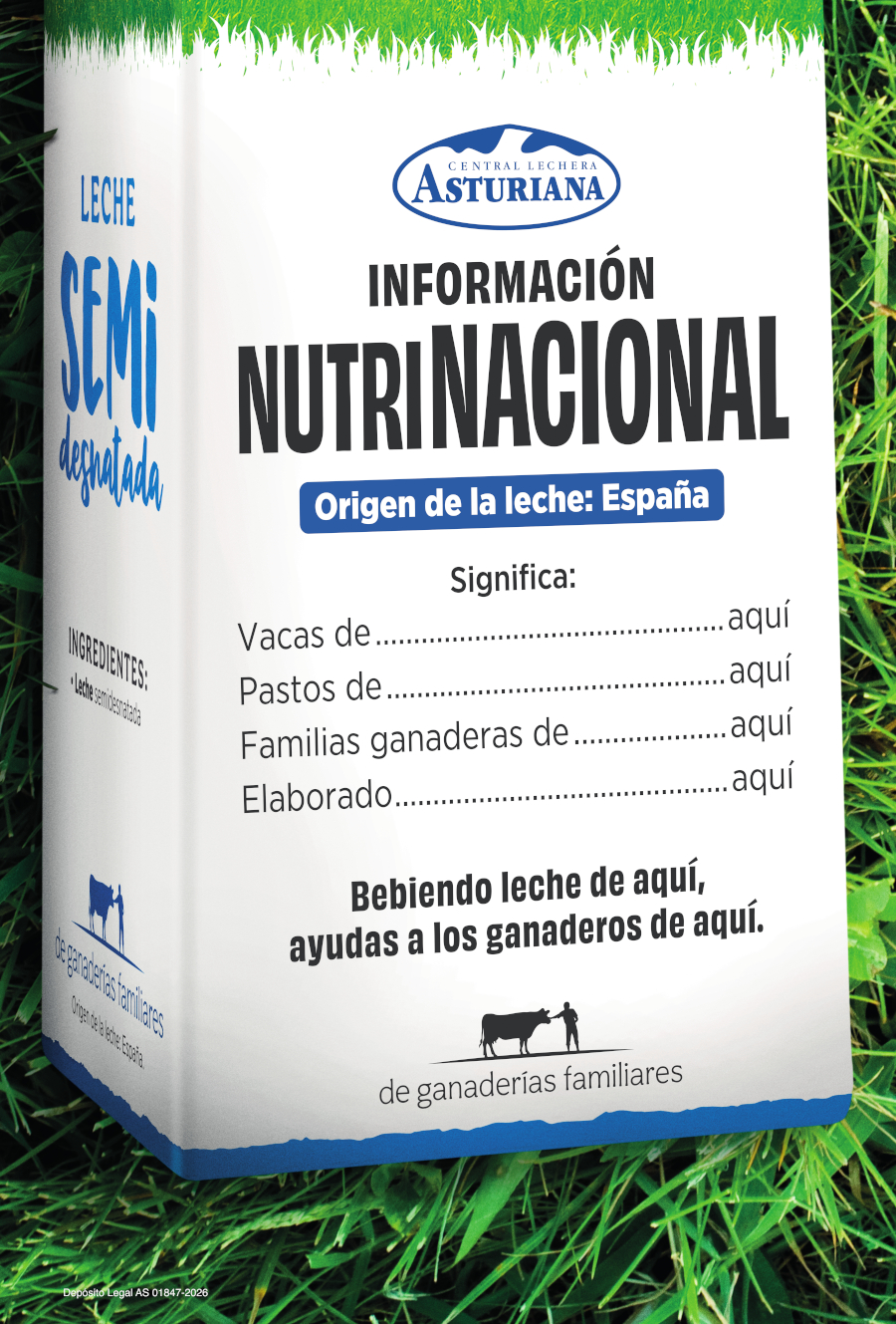Central Lechera Asturiana. Nutrinacionales. Ext 2. Septiembre 2026