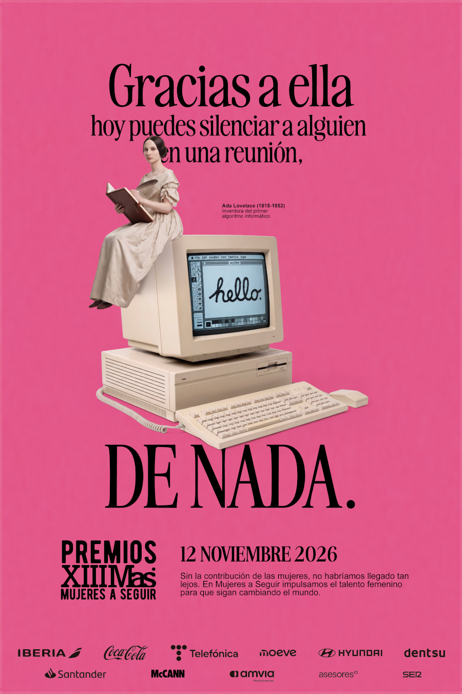 Mujeres a Seguir. Gr 1. Gracias a ellas. Octubre 2026