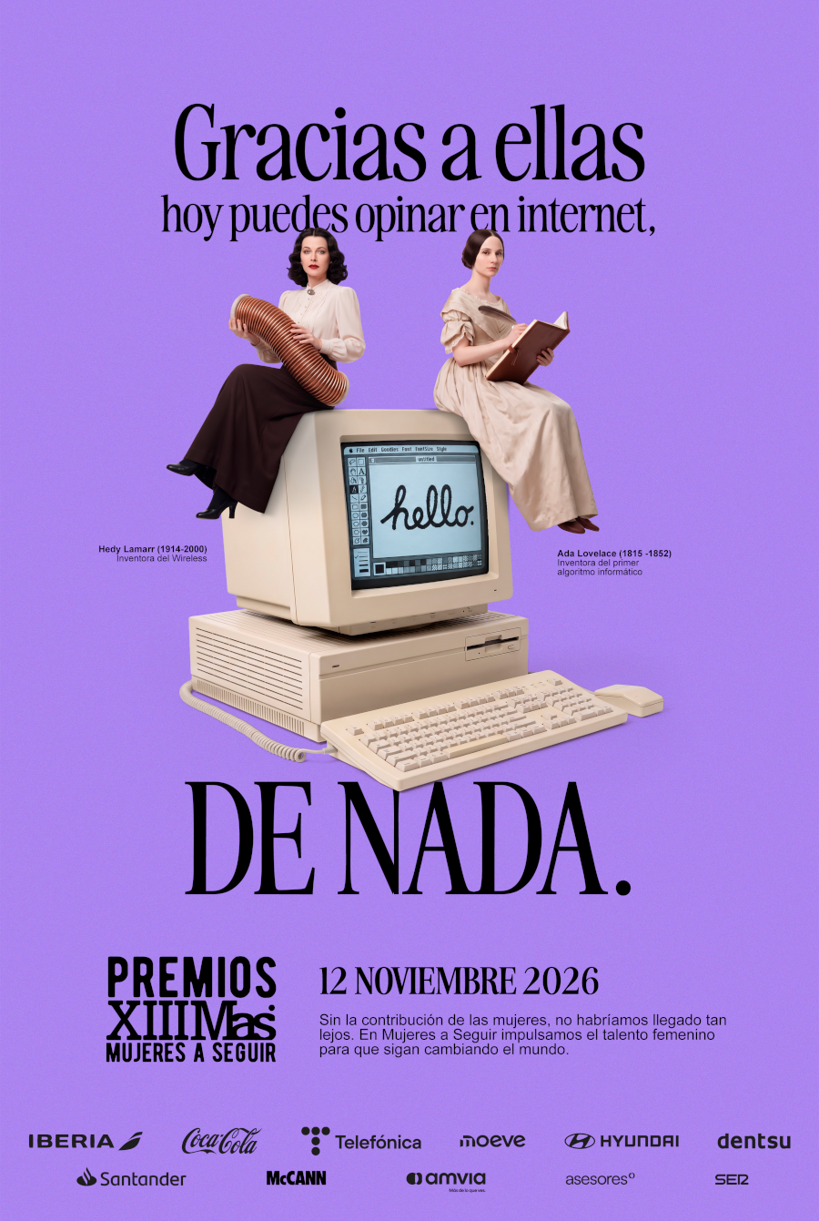 Mujeres a Seguir. Gr 4. Gracias a ellas. Octubre 2026