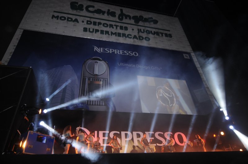 Nespresso 8. Evento Mayumana. Octubre 2010