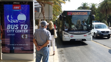 JCDecaux participa en la digitalización de Málaga
