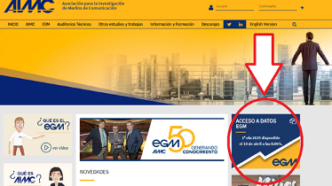 AIMC actualiza la visualización de los datos de EGM