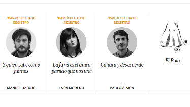 Elpais.com empieza a ofrecer contenidos solo para lectores registrados