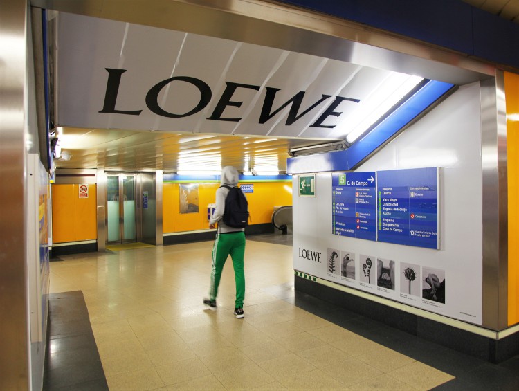Loewe. Arte. Metro 1. Octubre 2019