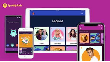 Spotify quiere conquistar a los más pequeños