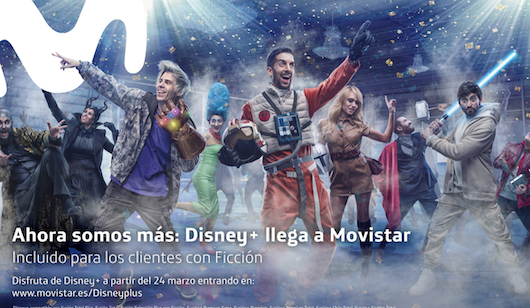 Movistar anuncia la llegada de Disney+ con la campaña ‘Ahora somos más’