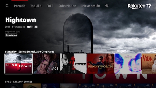 Rakuten TV incorpora a su plataforma el servicio de suscripción ‘premium’ Starz Play
