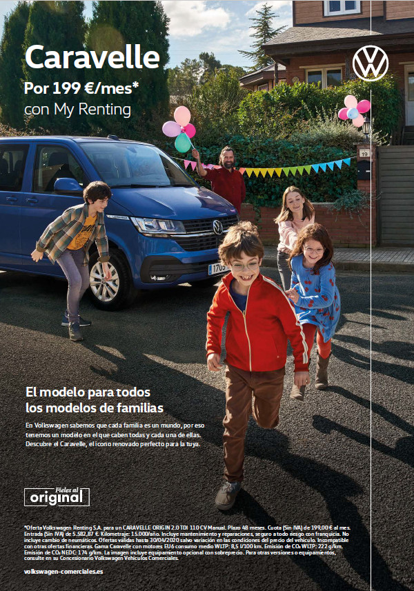 VW Caravelle. El modelo para todos los modelos de familia. Julio 2020