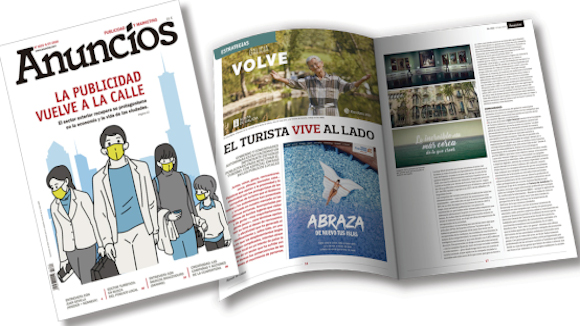 La vuelta de la publicidad a la calle tras el confinamiento, en el nuevo número de ‘Anuncios’