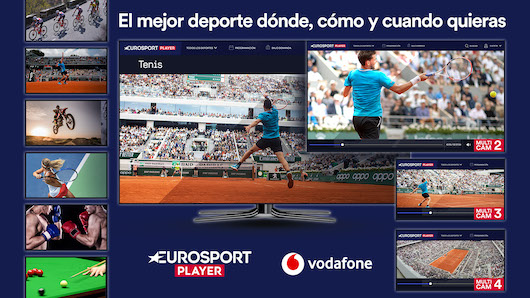 Eurosport Player se incorpora a la oferta de Vodafone TV