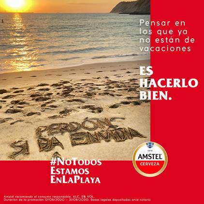 Amstel No todos estamos en la playa 1
