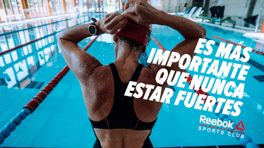Mono firma su primera campaña para Reebok Sports Club