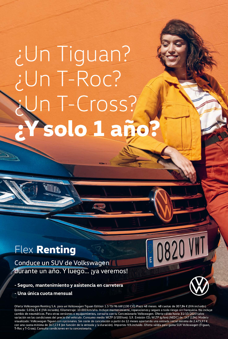 Volkswagen. Flex Renting. Ext. Septiembre 2020