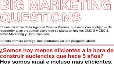 Ymedia pone en marcha Big Marketing Questions, un análisis sobre lo que preocupa a las marcas