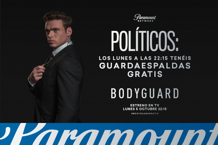 Paramount Network. Ext. Bodyguard. Septiembre 2020