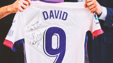 David empieza a trabajar con el Real Valladolid Club de Fútbol