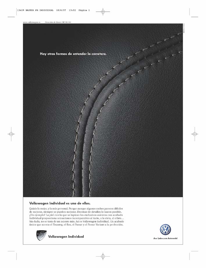 Volkswagen. Cremallera. Premios abril 2007 revistas