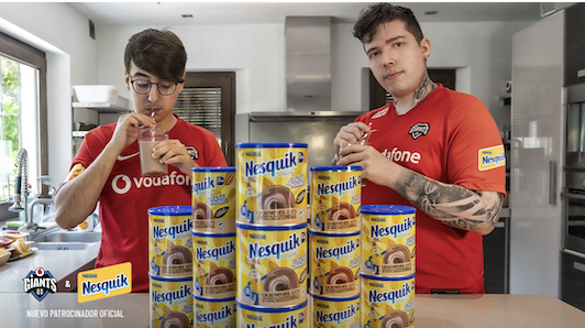 Nesquik, nuevo patrocinador de Vodafone Giants
