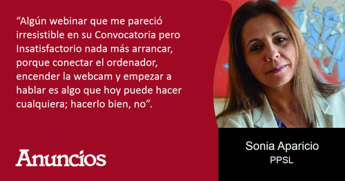 La burbuja de los 'webinars'