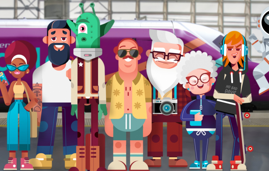 Sra. Rushmore y Avlo invitan a 'millennials', yayos, 'centennials' y raretes a disfrutar de la alta velocidad