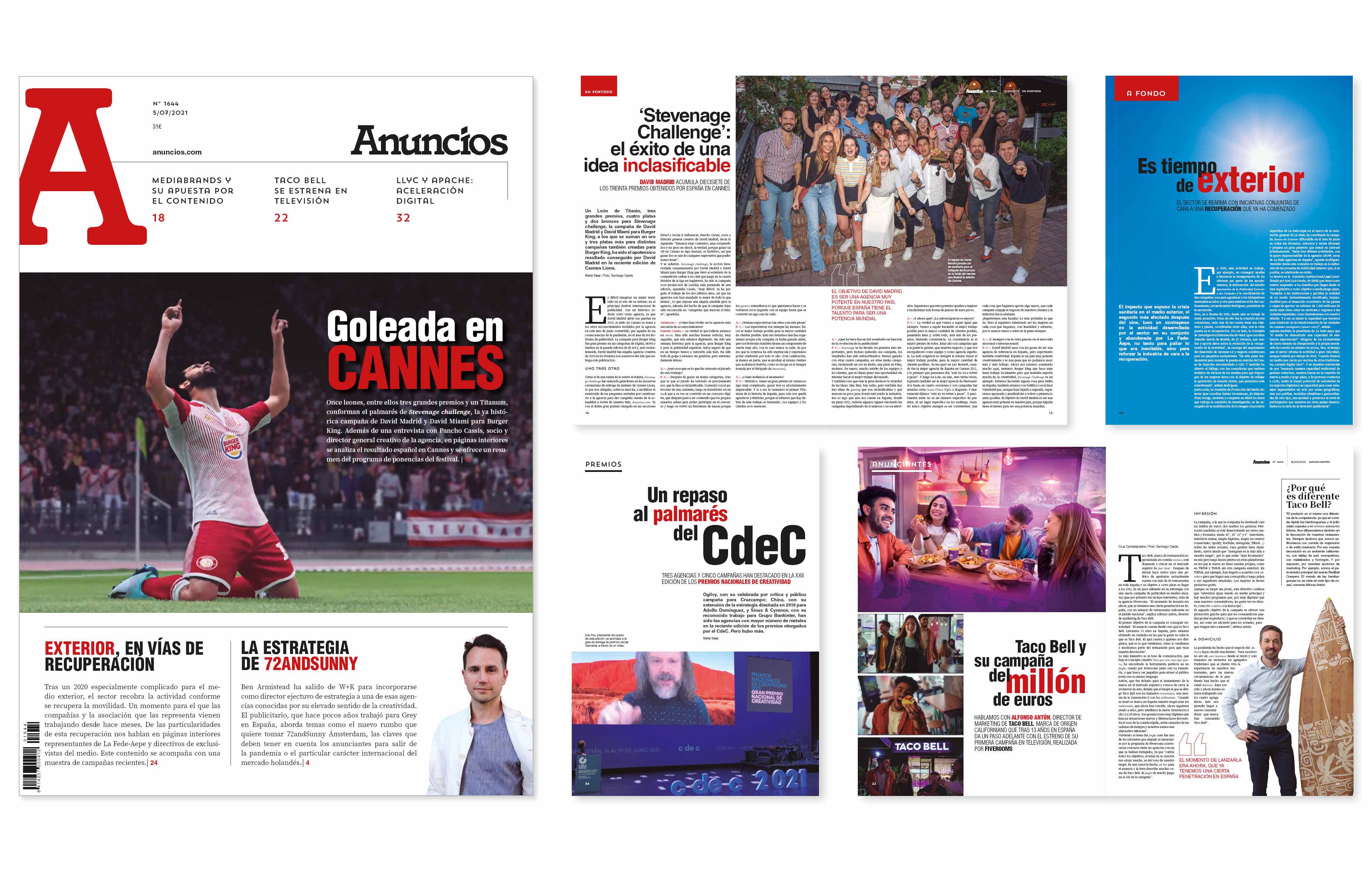 La goleada española en Cannes, en el nuevo número de ‘Anuncios’