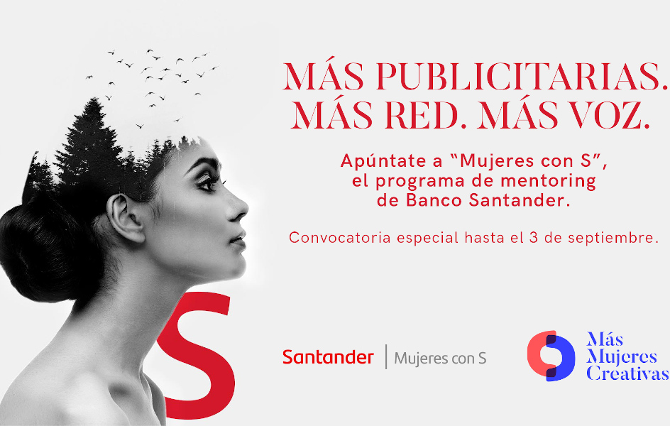 La plataforma Más Mujeres Creativas y Santander colaboran en ‘Mujeres con S’