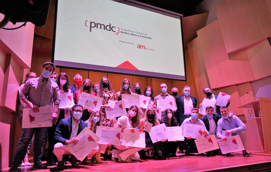 AM entregó los diplomas a los alumnos del Programa de Gestión de Medios, Datos y Contenidos