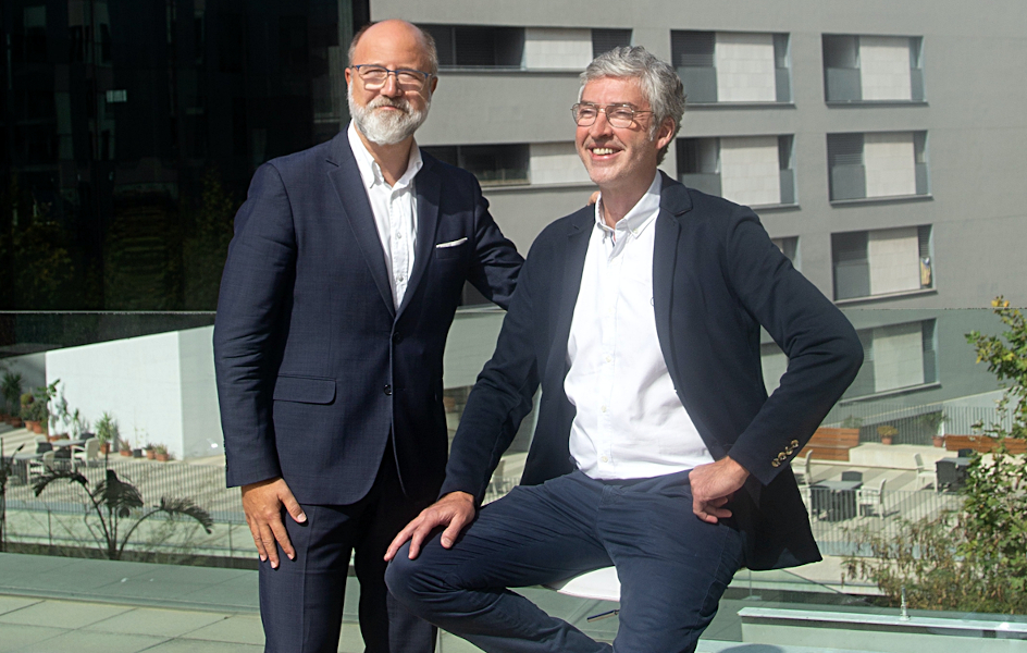 Jordi Urbea, a la izquierda, junto a Daniel Rodríguez-Arias Jordi Urbea, a la izquierda, junto a Daniel Rodríguez-Arias