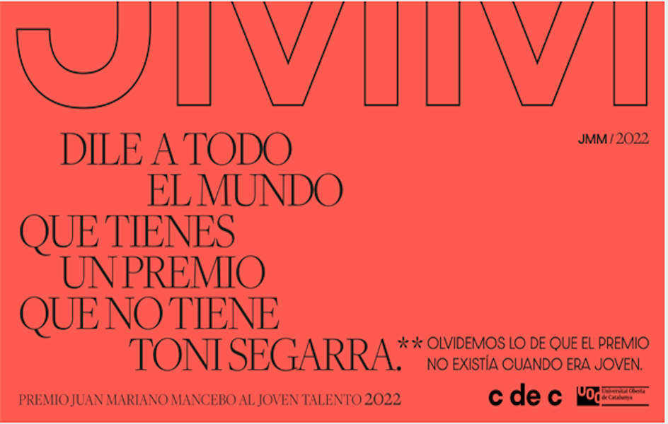 El CdeC convoca la quinta edición del Premio Juan Mariano Mancebo al talento joven