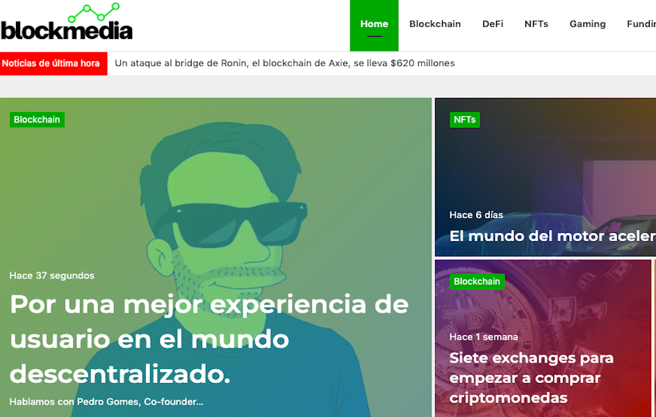 El ‘blockhain’ y la Web3 ya cuentan con un medio especializado