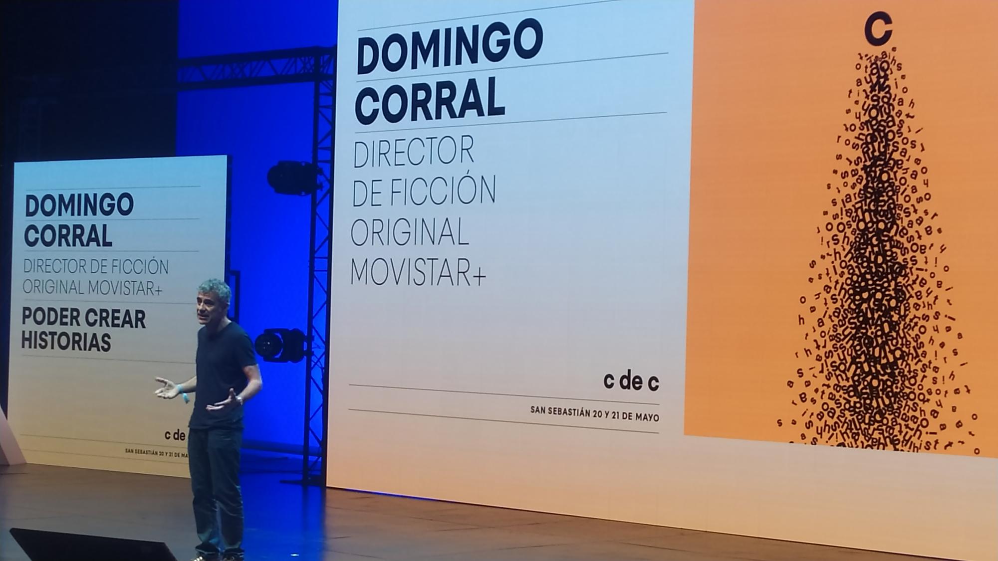 Domingo Corral, durante su intervención