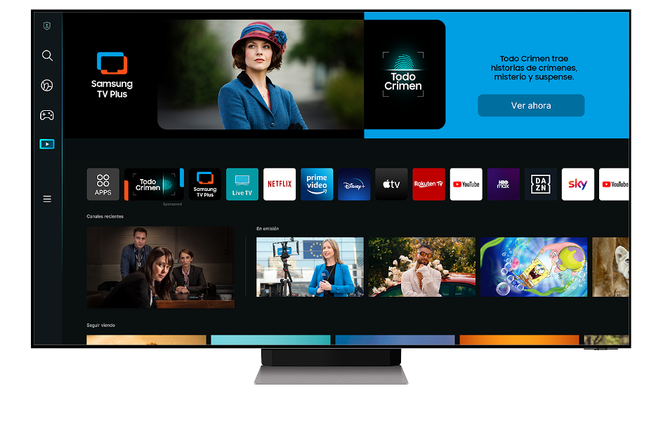 Nuevo formato de Samsung Ads para sus smart TV